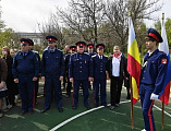 В Базковской школе открыли новую военизированную полосу препятствий