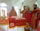 Престольный праздник в храме святого Георгия Победоносца п. Новозарянский