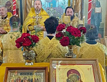 Соборное богослужение в Донском храме Новошахтинска с участием духовенства и казачества