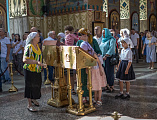 Молебен на начало учебного года и торжественная линейка в воскресной школе Покров