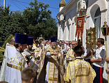 Престольный праздник в храме честь Рождества великого пророка Предтечи и Крестителя Господня Иоанна молитвенно отметили в ст. Боковской