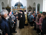 В храме Покрова Пресвятой Богородицы г. Красный Сулин Преосвященнейший епископ Симон прочел заключительную часть Великого покаянного канона преподобного Андрея Критского