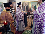 В день памяти Марии Египетской в храме Архистратига Михаила хутора Елкин состоялось соборное служение Багаевского благочиния