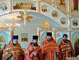 Соборным богослужением отметили престольный праздник в храме апостола и евангелиста Иоанна Богослова при Институте сферы обслуживания и предпринимательства (филиала) ДГТУ в городе Шахты