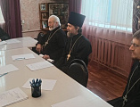 Благочинный приходов Нижнедонского округа протоиерей Сергий Яценко ﻿возглавил собрание духовенства