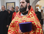 В субботу Светлой седмицы Преосвященнейший епископ Симон совершил Божественную литургию в храме Святой Троицы города Каменск-Шахтинский