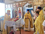 Соборное богослужение в честь праздника церковного новолетия в станице Советской