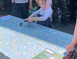 В храме посёлка Аютинский прошёл мастер-класс по сборке и разборке оружия