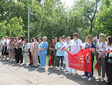 Митинг памяти провели шахтинские медики