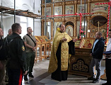 В Донском храме Новошахтинска прошёл станичный круг казаков Мало-Несветаевской