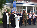 Руководитель епархиального отдела принял участие в торжественном построении в кадетском корпусе имени Я.П. Бакланова