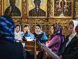 В Неделю Торжества Православия Преосвященнейший епископ Симон совершил Божественную литургию святителя Василия Великого в Покровском кафедральном соборе г. Шахты
