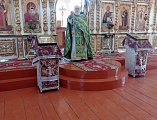 Шахтинский приход Вознесения Господня совершил очередное паломничество в Покровский Верхнемакеевский мужской монастырь