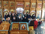 Прихожане Донского храма Богородицы г. Новошахтинска поздравили протоиерея Романа Амплеева с днем тезоименитства