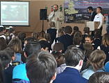 Иеромонах Димитрий (Яроцкий) поздравил со Светлым Христовым Воскресением учащихся казачьих образовательных учреждений города Миллерово