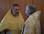 Преосвященнейший епископ Симон с архипастырским визитом посетил храм Святой Троицы г. Каменск-Шахтинский
