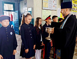 В казачьей школе станицы Манычской прошло посвящение в казачата
