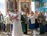 Преосвященнейший епископ Симон возглавил Литургию в храме святителя Николая города Шахты