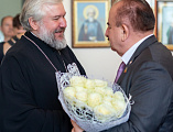 Епископ Шахтинский и Миллеровский Симон и ректор ДГТУ Бесарион Чохоевич Месхи провели рабочую встречу