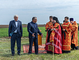 Преосвященнейший епископ Симон совершил «Чин освящения насеянных полей» в Октябрьском сельском районе