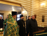 Преосвященнейший епископ Симон совершил чин освящения колоколов для храма преподобного Сергия Радонежского в хуторе Старая Станица