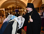 Преосвященнейший епископ Симон посетил с архипастырским визитом приход великомученика Пантелеимона поселка Глубокий  