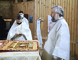В Крещенский сочельник епископ Шахтинский и Миллеровский Симон совершил богослужение в храме святителя Николая г. Новошахтинска
