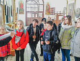 В храме Донецкого Успенского Архиерейского подворья прошла экскурсия для учащихся школы № 1 г. Донецка