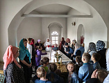 В Донском храме Новошахтинска прошла экскурсия для детей в День Святого Духа и День защиты детей
