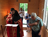 В поселке Прохоровка в храме-часовне священномученика Ермогена, Патриарха Московского и всея Руси отметили престольный праздник