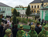 Преосвященнейший епископ Симон в Троице-Сергиевой лавре принял участие в торжествах в честь преподобного Сергия Радонежского