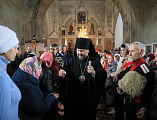 Во вторник Светлой седмицы Преосвященнейший епископ Симон с архипастырским визитом посетил храм слободы Позднеевка в честь Архистратига Михаила, где архиерей до принятия епископского сана служил настоятелем