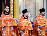Архиереи Донской митрополии соборным богослужением продолжили пасхальное торжество в Ростовском кафедральном соборе Рождества Пресвятой Богородицы