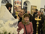 В ночь на 7 января под сводами Свято-Троицкого храма прошла торжественная рождественская литургия