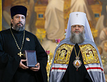 Преосвященнейший епископ Симон сослужил митрополиту Меркурию в Ростовском кафедральном соборе Рождества Пресвятой Богородицы в день тезоименитства Главы Донской митрополии