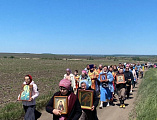 Пасхальный крестный ход в слободе Никольской
