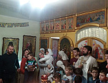 В Свято-Никольском храме сл. Кашары отметили праздник Рождества Христова