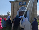 В часовне села Россошь совершён праздничный молебен в Лазареву субботу
