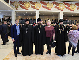 Делегация Шахтинской епархии во главе с Преосвященнейшийм епископом Симоном приняла участие в торжественном акте, посвященном 10-летию Поместного Собора Русской Православной Церкви и Патриаршей интронизации, в Москве