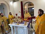 В Свято-Пантелеимоновском храме города Миллерово отметили день тезоименитства настоятеля прихода иеромонаха Димитрия (Яроцкого)