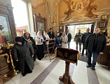 В престольный день епископ Симон совершил Божественную литургию в храме святых мучениц Веры, Надежды, Любови и матери их Софии в станице Багаевской