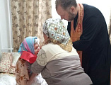 Беседа в доме престарелых поселка Садовый