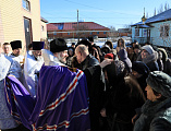 Епископ Шахтинский и Миллеровский Симон совершил освящение колоколов для храма в честь преподобномученицы Елисаветы города Гуково