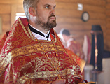 Пасхальные торжества Преосвященнейший епископ Симон продолжил в храме святого Апостола Андрея Первозванного г. Каменск-Шахтинский