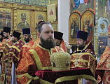 В день тезоименитства Преосвященнейший епископ Симон совершил Божественную литургию в Покровском кафедральном соборе города Шахты