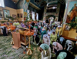 В Свято-Андреевском храме города Миллерово в праздник Святой Троицы наградили волонтеров православной группы «Мы вместе»   