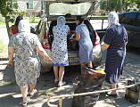 Добровольцы «Общины Милосердия» при храме Пресвятой Богородицы Почаевской города Каменск-Шахтинский провели благотворительную акцию «Взаимопомощь по зову сердца»