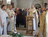 Божественной литургией и литией почтили местночтимого исповедника Христова и подвижника Донбасса иеромонаха Серафима (Калинина)