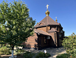 В престольный день Преосвященнейший епископ Симон совершил Божественную литургию в храме в честь иконы Божией Матери «Одигитрия» поселка Таловый