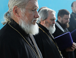 Преосвященнейший епископ Симон и паломники Шахтинской епархии молились за Литургией в храме святителя Николая Чудотворца станицы Еланской Шолоховского района